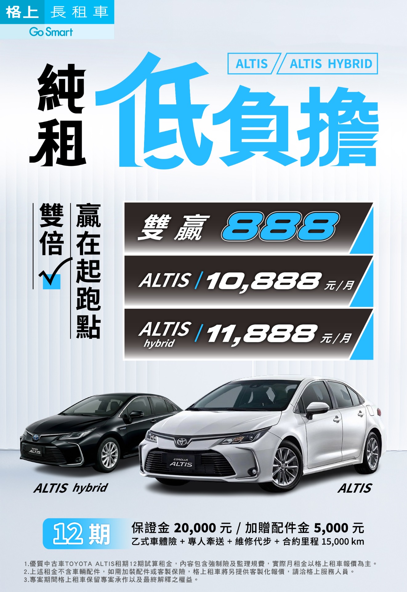 Altis 純租低負擔 